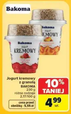 Carrefour Jogurt kremowy z granolą oferta
