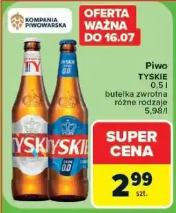 Carrefour Piwo Tyskie oferta