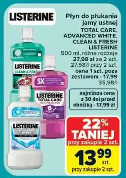 Carrefour LISTERINE oferta