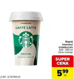 Carrefour Market Napój kawowy STARBUCKS oferta