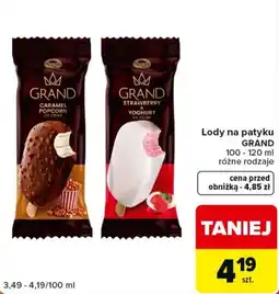 Carrefour Market Lody na patyku GRAND oferta