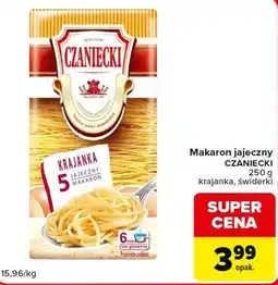 Carrefour Market Makaron jajeczny CZANIECKI krajanka, świderki oferta