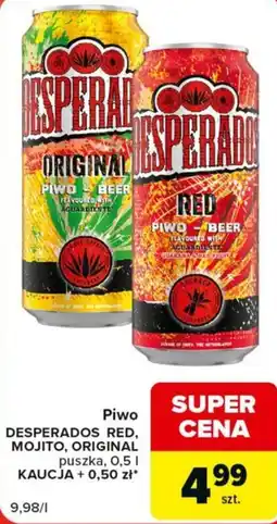 Carrefour Market Piwo DESPERADOS RED, MOJITO, ORIGINAL oferta