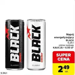 Carrefour Market Napój energetyzujący BLACK oferta