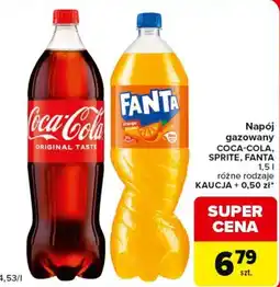 Carrefour Market Napój gazowany COCA-COLA, SPRITE, FANTA oferta