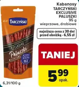 Globi Kabanosy Tarczyński Exclusive Paluszki wieprzowe drobiowe oferta