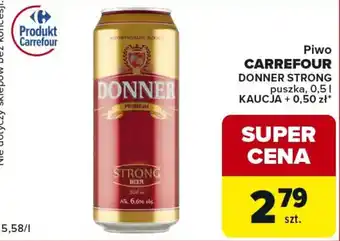 Globi Piwo CARREFOUR DONNER STRONG oferta