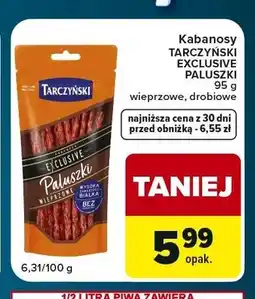 Globi Kabanosy Tarczyński Exclusive Paluszki wieprzowe oferta