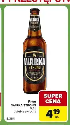 Piwo Warka Strong
