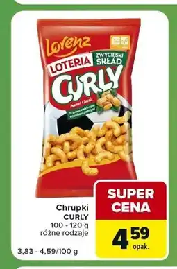 Carrefour Express Chrupki Curly Peanut Classic oferta