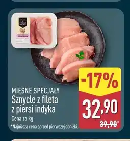 ALDI Sznycle z fileta z piersi indyka Mięsne Specjały oferta