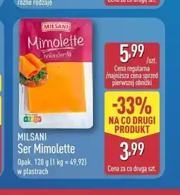 ALDI Ser Mimolette w plastrach Milsani oferta