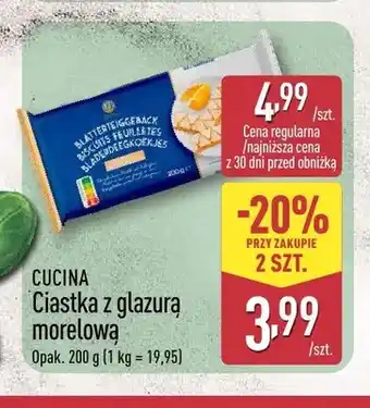 ALDI Ciastka z glazurą morelową Cucina oferta