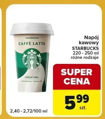 Napój kawowy Starbucks Caffè Latte