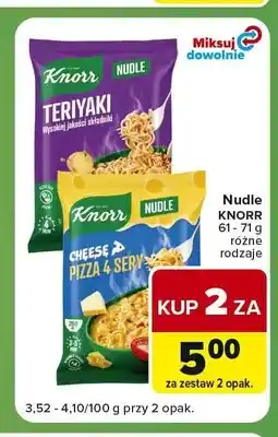 Carrefour Express Nudle Knorr Cheese & Pizza 4 Sery oferta