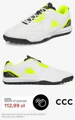 CCC Buty piłkarskie Kappa White TF Soccer oferta