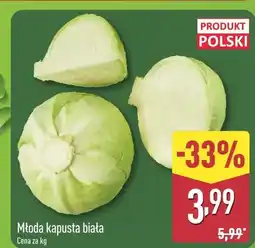 ALDI Kapusta biała młoda oferta