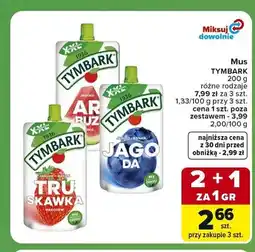 Carrefour Express Mus Jabłko Banan Truskawka Tymbark oferta