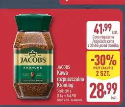 ALDI Kawa rozpuszczalna Jacobs Krönung oferta