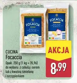 ALDI Focaccia z cebulą i serem Cucina oferta