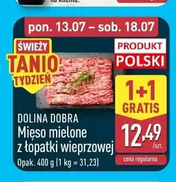 ALDI Miśo mielone z łopatki wieprzowej Dolina Dobra oferta