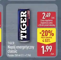 ALDI Napój energetyczny Tiger Classic oferta