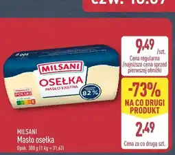 ALDI Masło osełka Milsani oferta