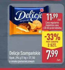 ALDI Delicje Szampańskie o smaku pomarańczowym oferta