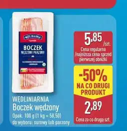 ALDI Boczek wędzony surowy Wedliniarnia oferta