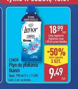 ALDI Płyn do płukania tkanin Lenor Spring Awakening oferta