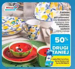 Carrefour Zastawa stołowa porcelanowa linia Sorrento oferta
