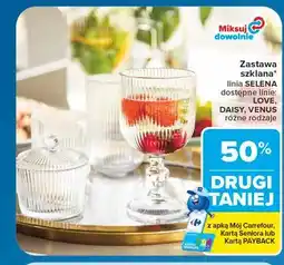 Carrefour Zastawa szklana linia Selena oferta