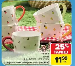 Carrefour Kubek Tutti oferta