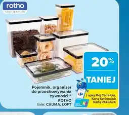 Carrefour Pojemnik, organizer do przechowywania żywności Rotho oferta