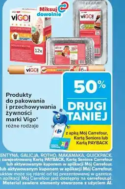 Carrefour Produkty do pakowania i przechowywania żywności Vigo oferta