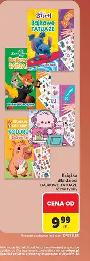 Carrefour Książka dla dzieci BAJKOWE TATUAŻE oferta