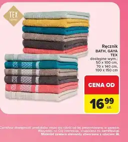 Carrefour Ręcznik BATH, GAYA TEX oferta