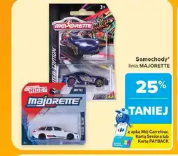 Carrefour Samochody linia MAJORETTE oferta