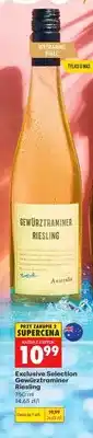 Biedronka Wino białe wytrawne Exclusive Selection Gewürztraminer Riesling oferta