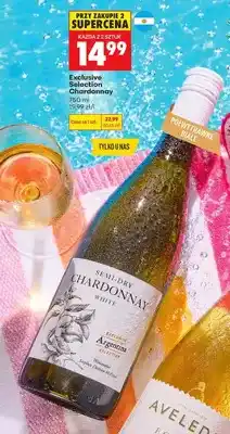 Biedronka Wino białe półwytrawne Argentina Selection Exclusive Selection Chardonnay oferta