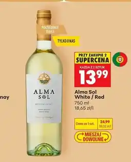 Biedronka Wino półsłodkie białe Alma Sol White oferta