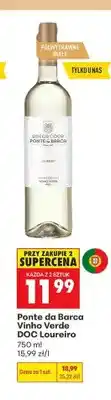 Biedronka Wino półwytrawne białe Ponte da Barca Vinho Verde DOC Loureiro oferta
