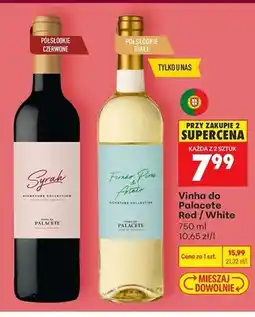 Biedronka Wino półsłodkie czerwone Vinha do Palacete Syrah oferta