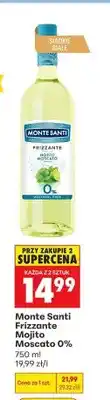 Biedronka Wino bezalkoholowe Monte Santi Frizzante Mojito Moscato oferta