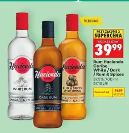 Biedronka Rum Hacienda Caribe White oferta