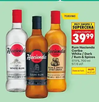 Biedronka Rum Hacienda Caribe White oferta