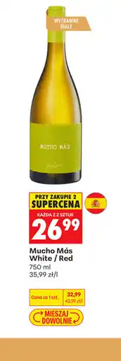 Biedronka Mucho Más White / Red oferta