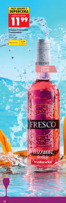 Biedronka Fresco Frizzante Truskawka oferta