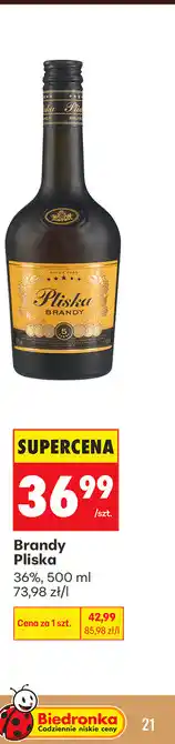 Biedronka Brandy Pliska oferta