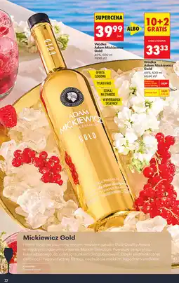 Biedronka Wódka Adam Mickiewicz Gold oferta
